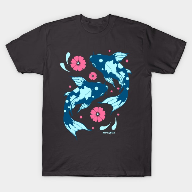 Pisces Sign T-Shirt by Heymoonly